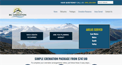 Desktop Screenshot of bccremation.com